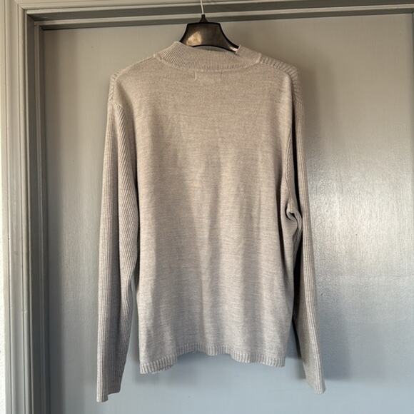 Women's Gray Pullover Sweater Sag Harbor Long Sleeves sz 3X - Picture 2 of 5